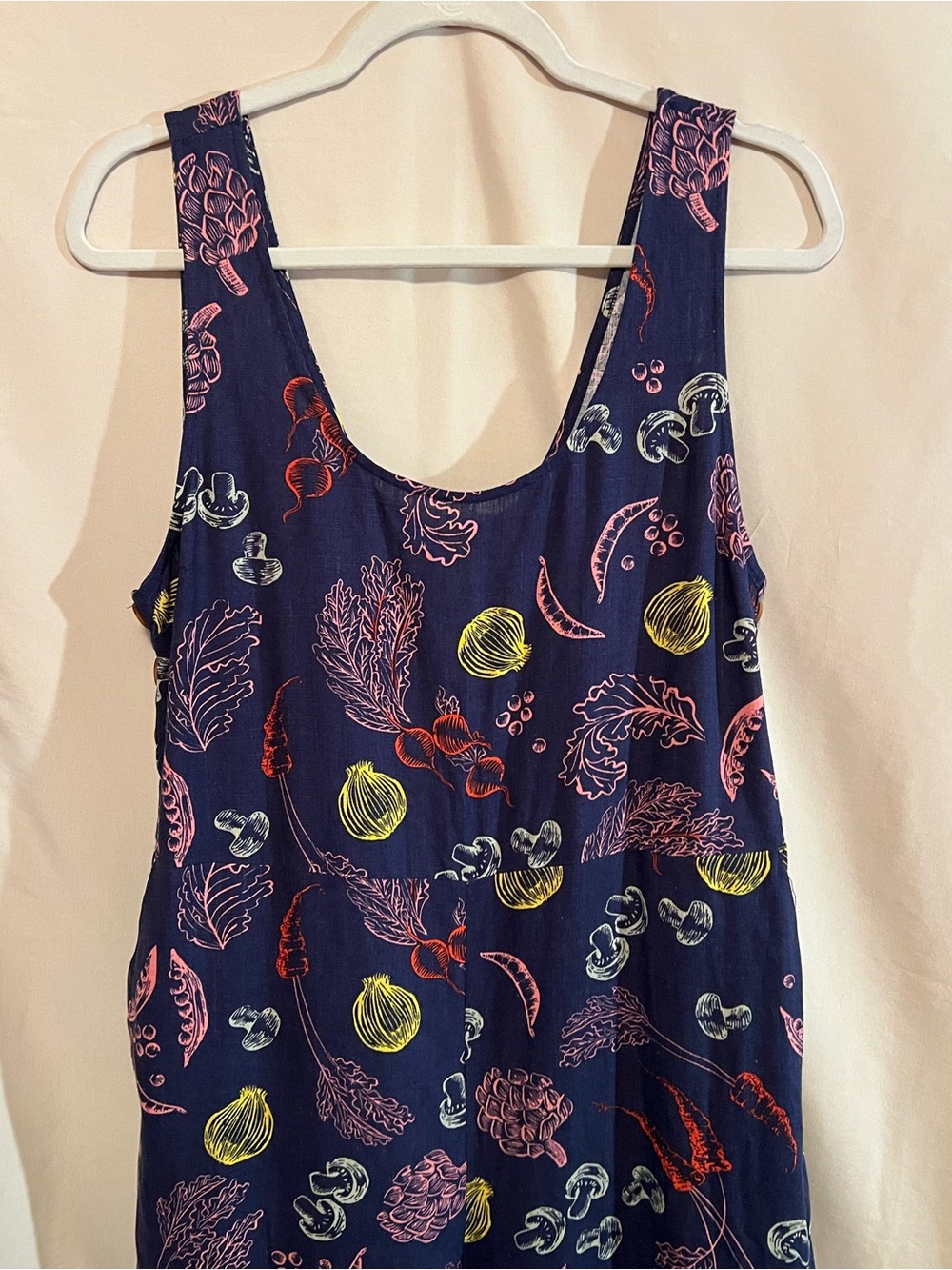 ModCloth Elated All Over Navy Cropped Leg Jumpsuit - Picture 5 of 11